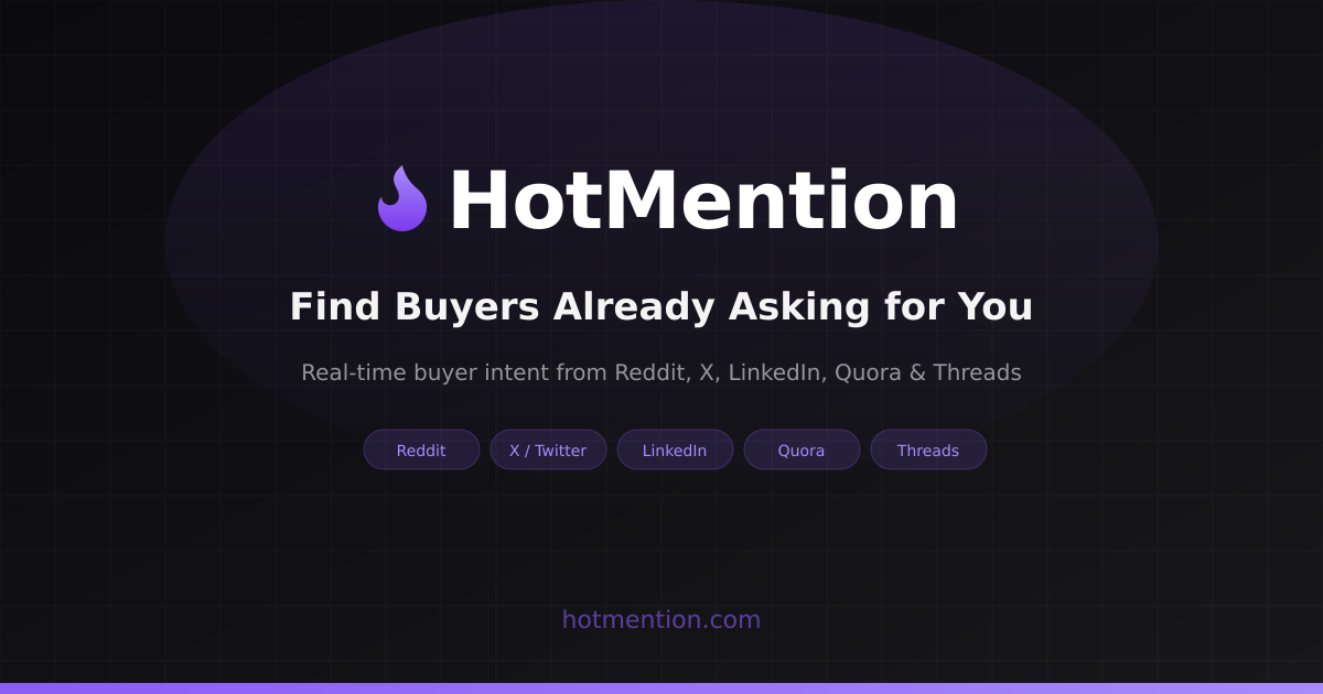 HotMention app preview